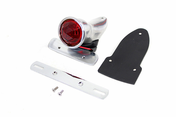 V-Twin - 33-1784 - Bates Bobber Tail Lamp Assembly Polished