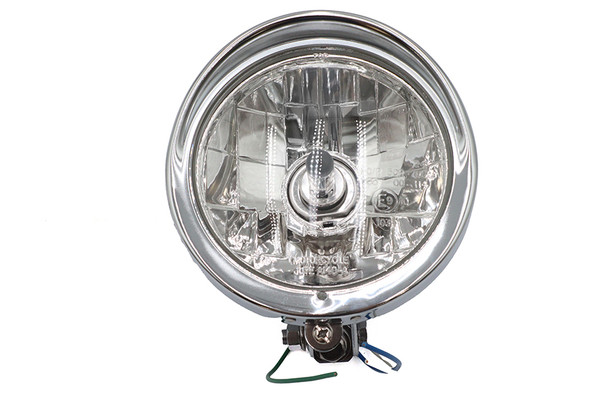 V-Twin - 33-2357 - 5-3/4 inch Headlamp Assembly Teardrop Style