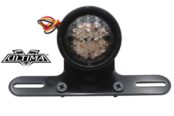 V-Twin - 33-8232 - Drilled Black Bezel Tail Lamp