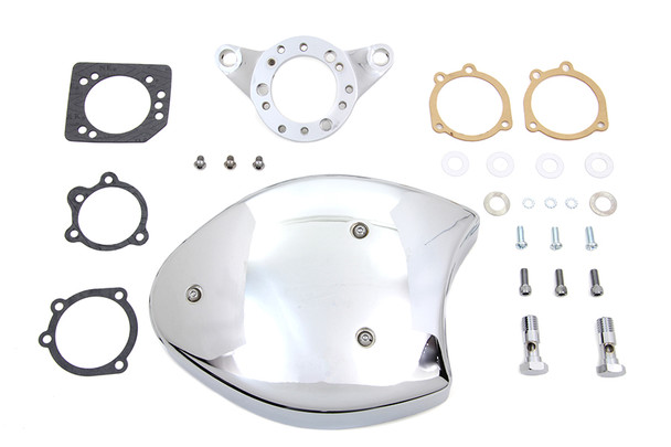 V-Twin - 34-0473 - Chrome Wyatt Gatling Air Cleaner Assembly