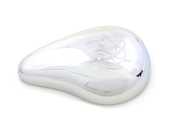 V-Twin - 34-0642 - Rodan Smooth Carburetor Cover with Flame Design
