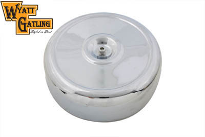 V-Twin - 34-0946 - Wyatt Gatling Air Cleaner Assembly Chrome 8 inch