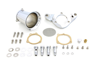 V-Twin - 34-1166 - Velocity Stack Kit Chrome