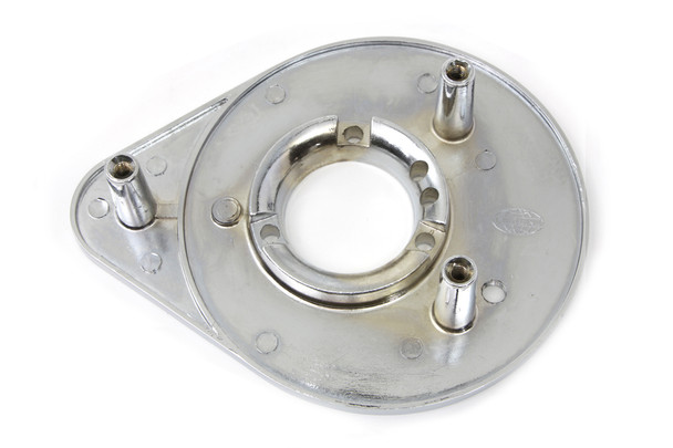 V-Twin - 34-1320 - Chrome Alloy Air Cleaner Backing Plate