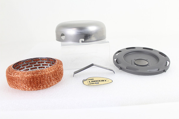 V-Twin - 34-1323 - 7 inch Raw Linkert Air Cleaner