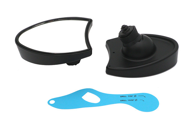 V-Twin - 34-1418 - Fairing Mirror Set Black