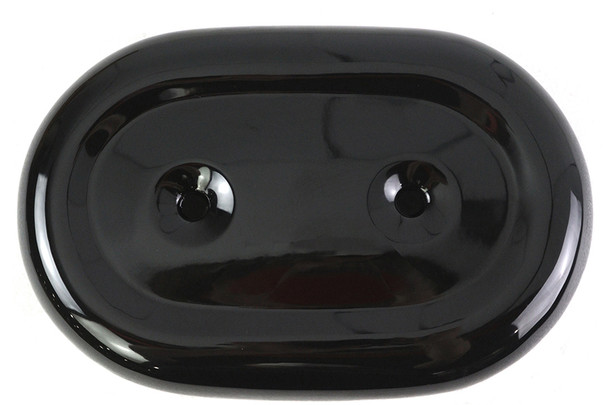 V-Twin - 34-1468 - Oval Air Cleaner Cover Black