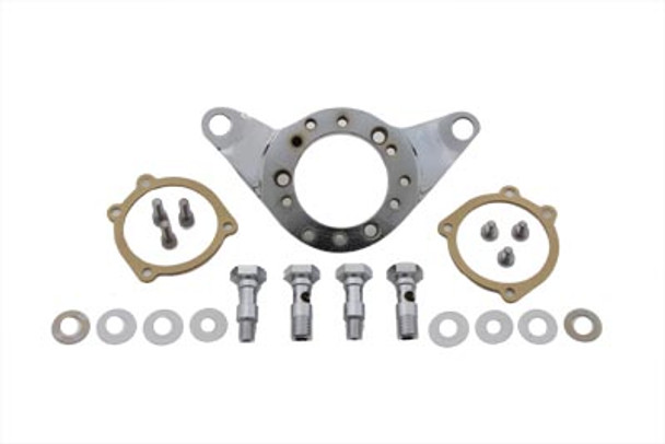 V-Twin - 34-1519 - Air Cleaner Bracket Kit Chrome Billet