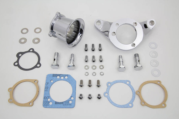 V-Twin - 34-1609 - Chrome Wyatt Gatling Velocity Stack Assembly