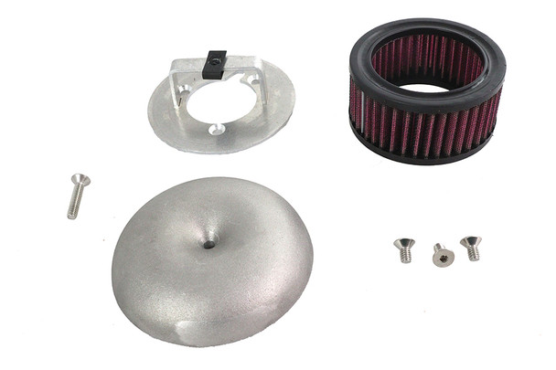 V-Twin - 34-1826 - Round Cast Air Cleaner Cover