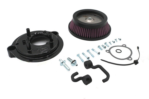 V-Twin - Performance Round High Flow Air Cleaner Kit fits '17-Up Harley M8 Touring, '18-Up Softail Models