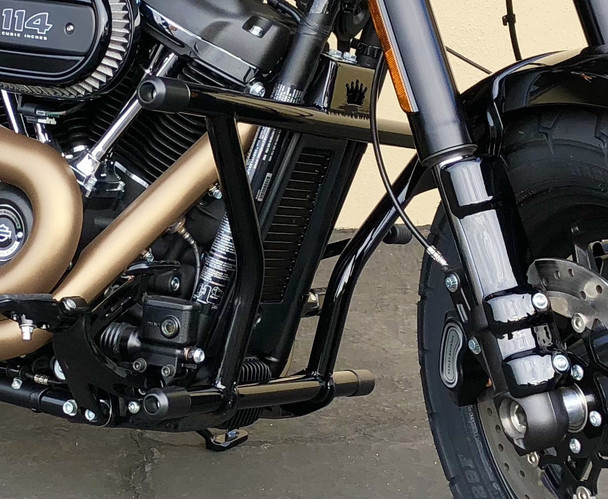 Bung King - Crash Bar Highway Peg 2 Step - Fits '18-'22 Forward Control Softail Models (exc. FXLRS/T)
