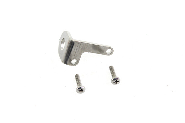 V-Twin - 35-0574 - Carburetor Choke Cable Bracket Stainless Steel