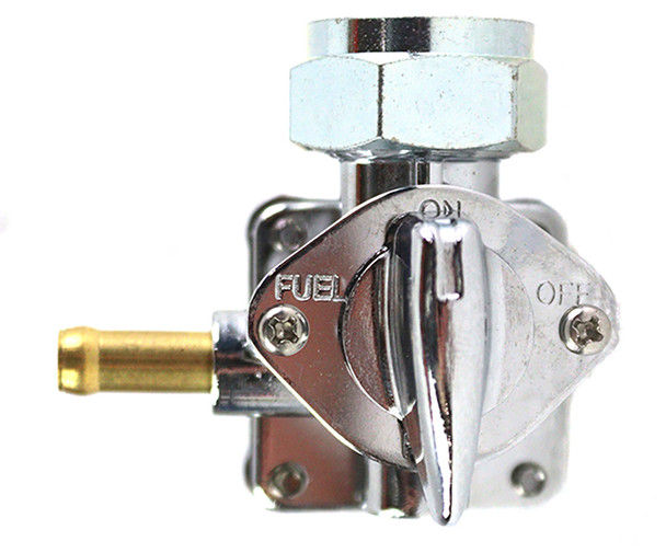 V-Twin - 35-0661 - Petcock Fuel Valve Chrome