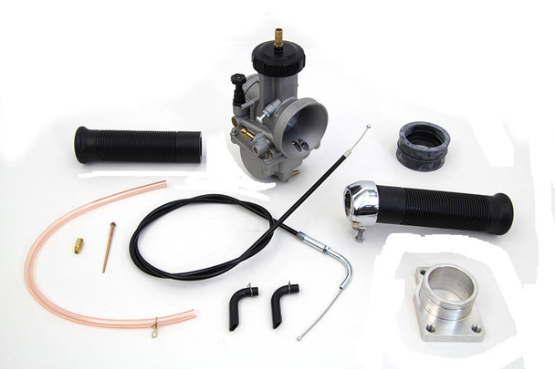 V-Twin - 35-0694 - 38mm Panhead Carburetor Kit - Fits 1948-1965 Harley-Davidson FL