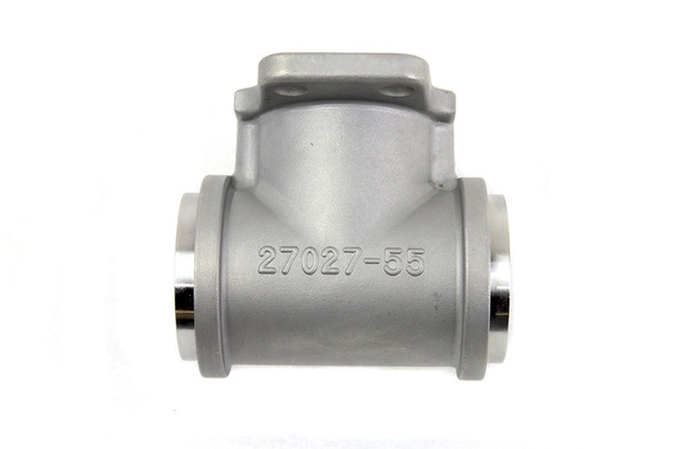 V-Twin - 35-0844 - Replica Zinc Plated Intake Manifold - Fits 1955-1965 Harley-Davidson FL