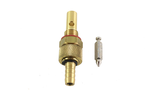 V-Twin - 35-1664 - Linkert Needle-Seat and Shut off Assembly - Fits 1941-1965 Harley-Davidson FL, 1938-1956 G, 1936-1952 EL, 1938-1952 W