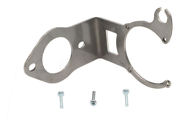 V-Twin - 35-1666 - CV Carburetor Mount Bracket Natural Stainless Steel