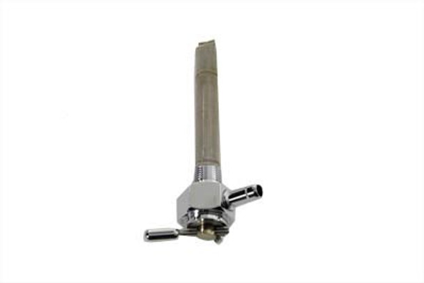 V-Twin - 35-9178 - Pingel Metric Hex Petcock Under Spigot Chrome