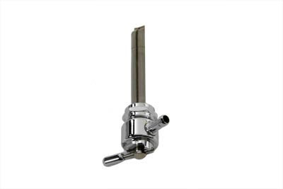 V-Twin - 35-9311 - Pingel Metric Smooth Petcock Right Spigot with Nut Chrome