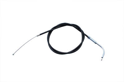 V-Twin - 36-0105 - Black Throttle Cable with 38 inch Casing and 90  Elbow Fitti