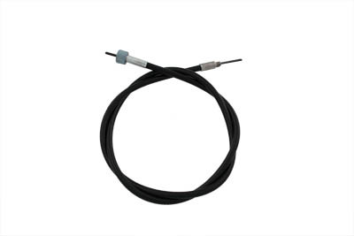 V-Twin - 36-0603 - 38-1/2 inch Black Speedometer Cable - Fits 1974-1983 Harley-Davidson XL