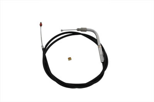 V-Twin - 36-0711 - 46.125 inch Black Throttle Cable