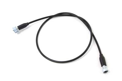 V-Twin - 36-0992 - 45.25 inch Black Speedometer Cable - Fits 1954-1956 Harley-Davidson KH, 1957-1972 XLH