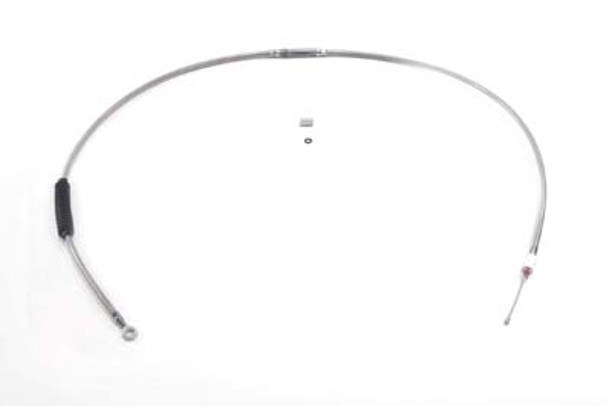 V-Twin - 36-1159 - 65.66 inch Braided Stainless Steel Clutch Cable