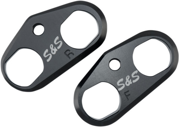 S&S Cycle S&S - Tappet Cuffs, Black - Fits 17-18 Touring, 18-Up Softail Models with M8 Powerplant 