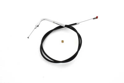 V-Twin - 36-2506 - 30 inch Black Idle Cable 90  Elbow Fitting