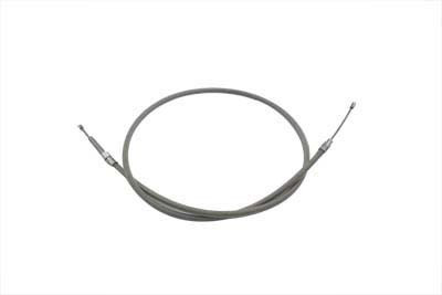 V-Twin - 36-8051 - 63.69 inch Braided Stainless Steel Clutch Cable - Fits 1987-1994 Harley-Davidson FXR, 1987-1992 FXRS, FXRT, 1989-1993 FXRSCONV, 1987 FXRC