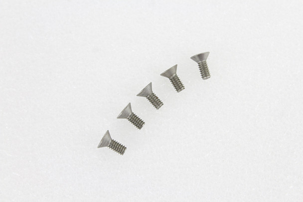 V-Twin - 37-0179 - 1/4 inch-20 x 5/8 inch Flathead Screw Stainless Steel