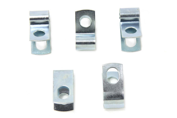 V-Twin - 37-0589 - Zinc Speedometer Cable Clamps - Fits 1957-1961 Harley-Davidson FL (A Style)