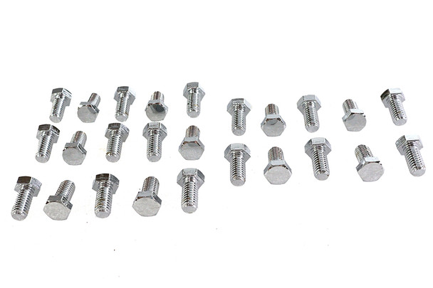V-Twin - 37-0618T - Hex Cap Bolts Zinc 3/8 inch x 3/4 inch