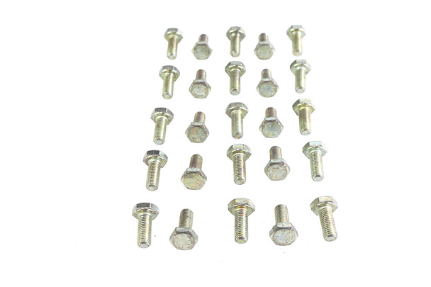 V-Twin - 37-0628 - Hex Cap Bolts Zinc 1/4 inch x 5/8 inch