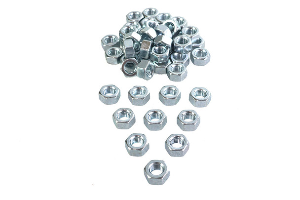 V-Twin - 37-0668 - Zinc Hex Nuts 5/16 inch-18 Nyloc
