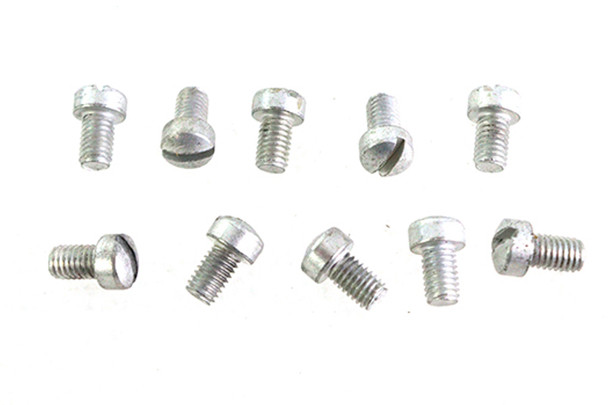 V-Twin - 37-1675 - Oil Pump Fillister Screws Cadmium - Fits 1967-1969 Harley-Davidson FL