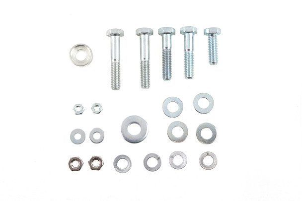V-Twin - 37-1763 - Starter Hardware Mount Kit - Fits 1982-1988 Harley-Davidson FXR, 1983 FLT, 1982-1988 FXRS, FXRT