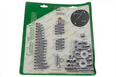 V-Twin - 37-8084 - Engine Dress Up Screw Kit Allen Chrome