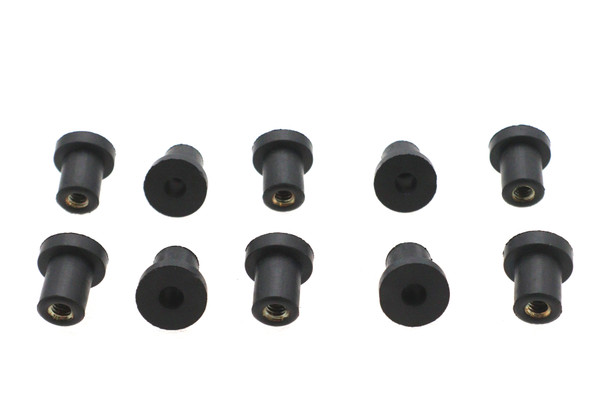 V-Twin - 37-8348 - Well Nut - Fits 1990-1993 Harley-Davidson FLSTC, 1982-1994 FXR, 1991-2003 XL