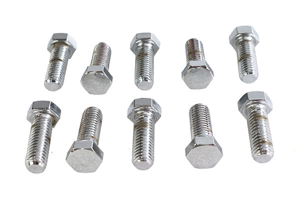 V-Twin - 37-8625 - Hex Cap Bolts Chrome 7/16-14 X 1-1/4 inch