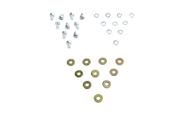 V-Twin - 37-8809 - Ignition Points Plate Mount Screw Set Zinc