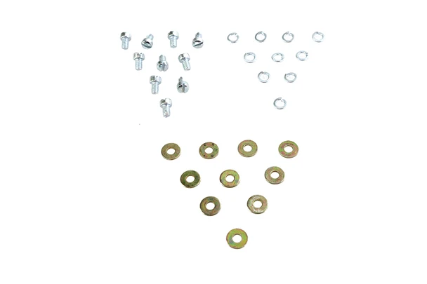 V-Twin - 37-8809 - Ignition Points Plate Mount Screw Set Zinc - Fits 1971-1978 Harley-Davidson FX, 1970-1978 FL, XL