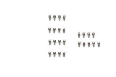 V-Twin - 37-8940 - Handlebar Switch Housing Screw Stainless Steel - Fits 1982-1994 Harley-Davidson FXR, 1984-1995 FXST, 1986-1995 FLST, 1982-1995 XL, 1991-1995 FXD