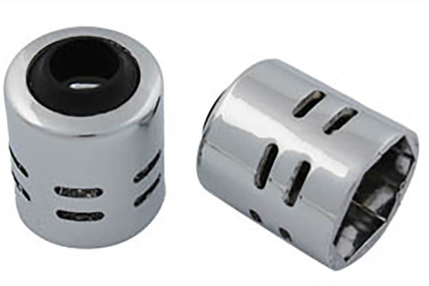 V-Twin - 37-8952 - Chrome Spark Plug Cover - Fits 1984-1999 Harley-Davidson FXST, 1991-1999 FXD, 1982-1994 FXR, 1986-1999 FLST, 1971-1984 FX, 1979-1999 FLT, 1957-1985 XL, 1948-1984 FL