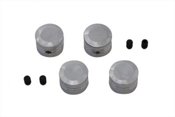 V-Twin - 37-9131 - Head Bolt Cover Set Chrome
