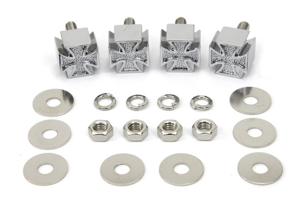 V-Twin - 37-9382 - Krommet Maltese Type Chrome