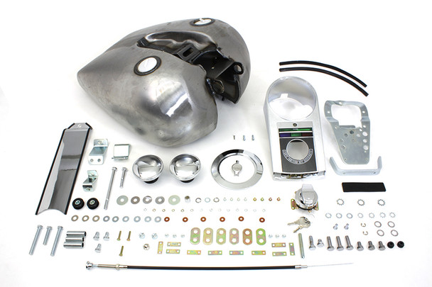 V-Twin - 38-0178 - Bobbed 4.0 Gallon Gas Tank Kit