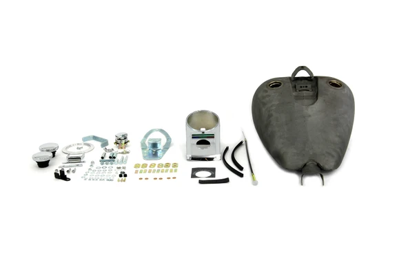 V-Twin - 38-0191 - Bobbed 3.2 Gallon Gas Tank Kit - Fits 2004-2006 Harley-Davidson XL